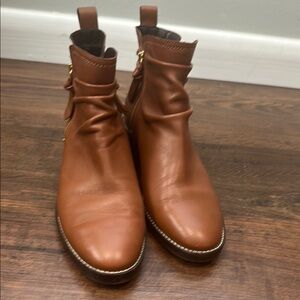 Women’s Cole Haan Harrington Brown slouch Leather Boots